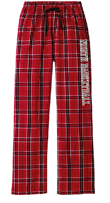 North Gwinnett Basketball Flannel Plaid Pants - Adult