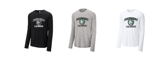 Piedmont Long Sleeve Performance Tshirt Design 1