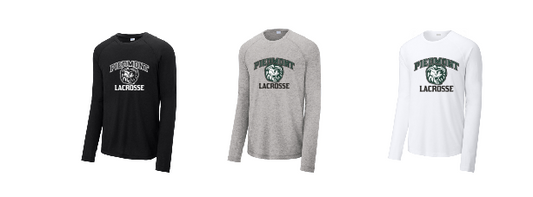 Piedmont Long Sleeve Performance Tshirt Design 1