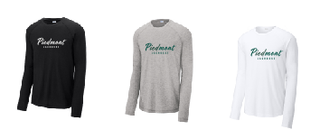 Piedmont Long Sleeve Performance Tshirt Design 3