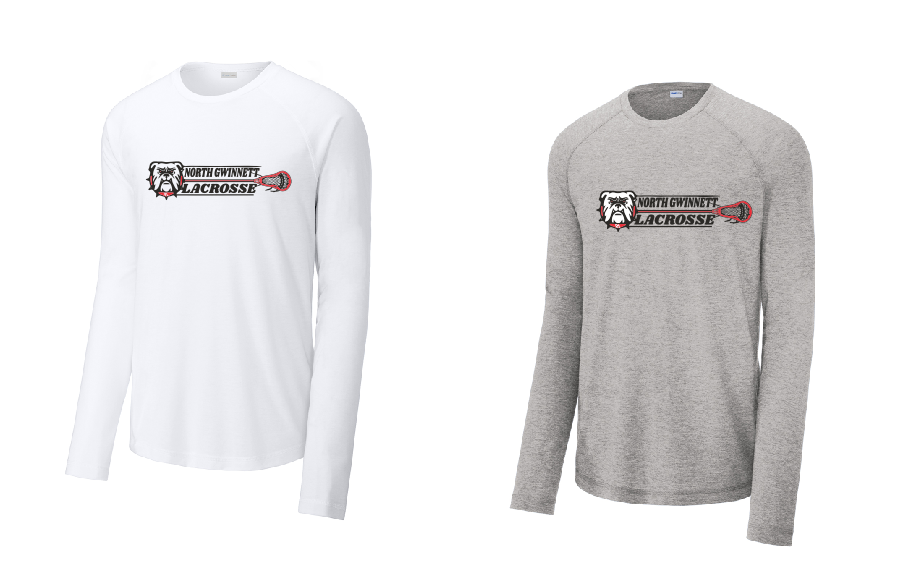 North Gwinnett Long Sleeve Performance Tshirt Design 2 Adult