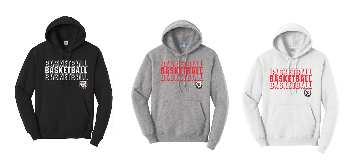 North Gwinnett Basketball Hoodie Design 1 - Adult