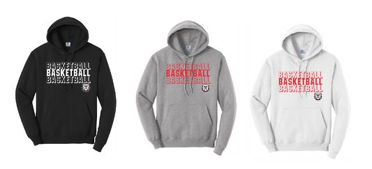 North Gwinnett Basketball Hoodie Design 1 - Adult