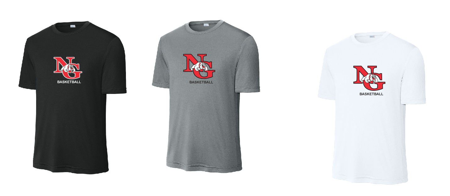 North Gwinnett Basketball Drifit Short Sleeve Design 3 Youth