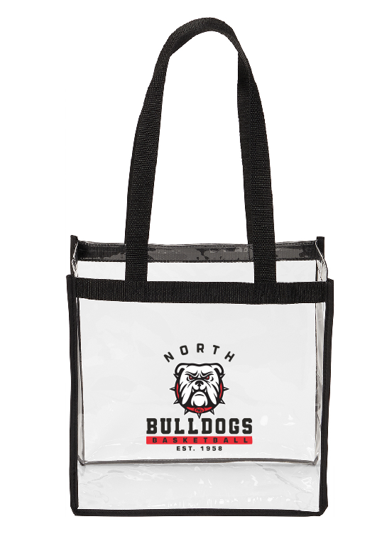 North Gwinnett Basketball Clear Tote Bag Design 2
