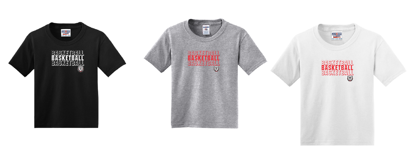 North Gwinnett Basketball 50/50 Cotton/Poly T-Shirt Design 1 Youth
