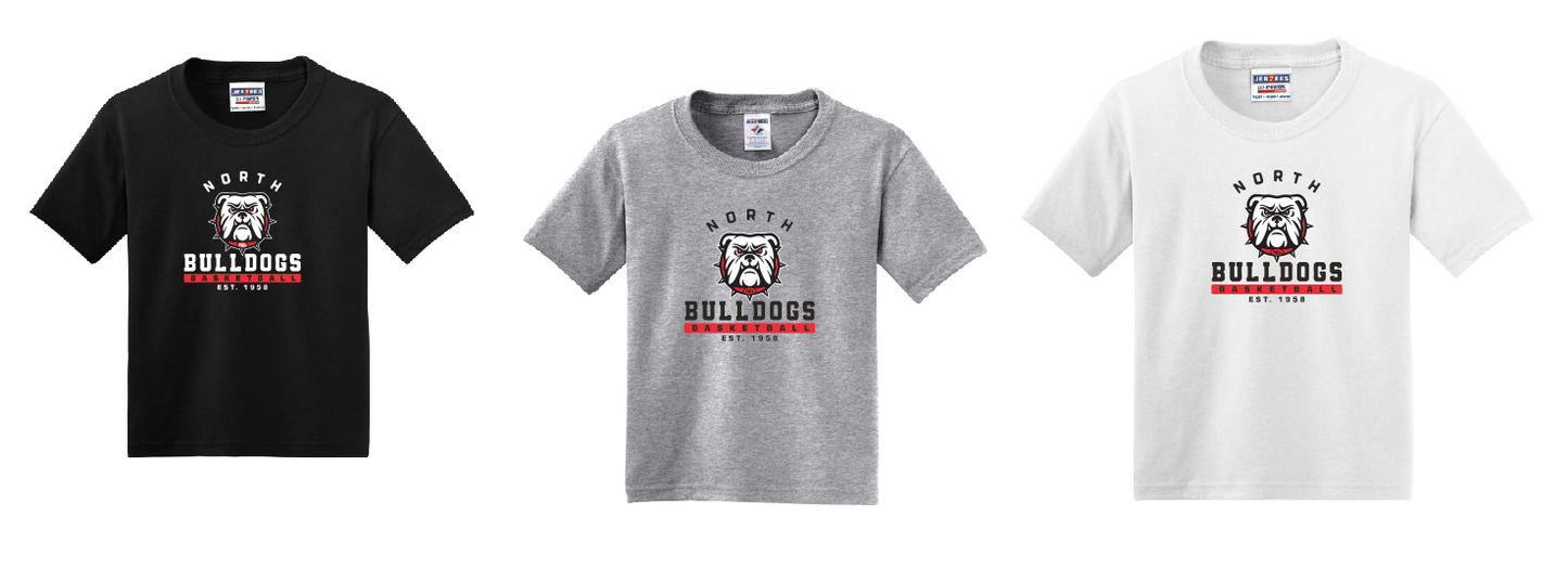 North Gwinnett Basketball 50/50 Cotton/Poly T-Shirt Design 2 Youth