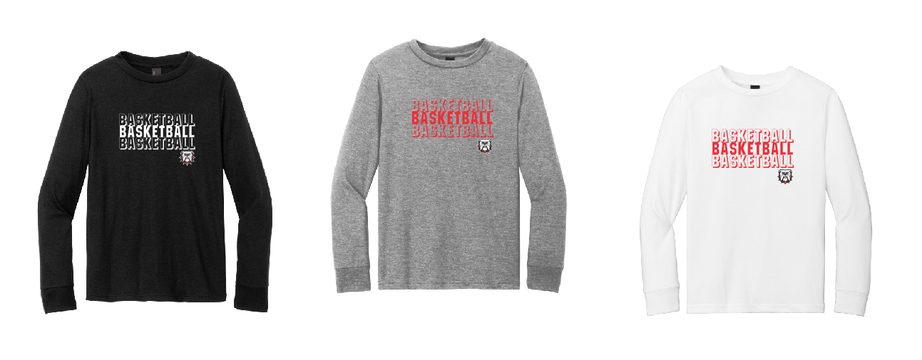 North Gwinnett Basketball Long Sleeve Design 1 Youth