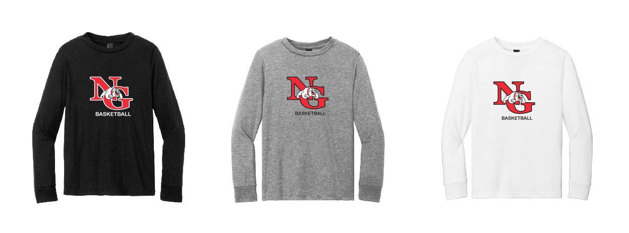 North Gwinnett Basketball Long Sleeve Design 3 Youth