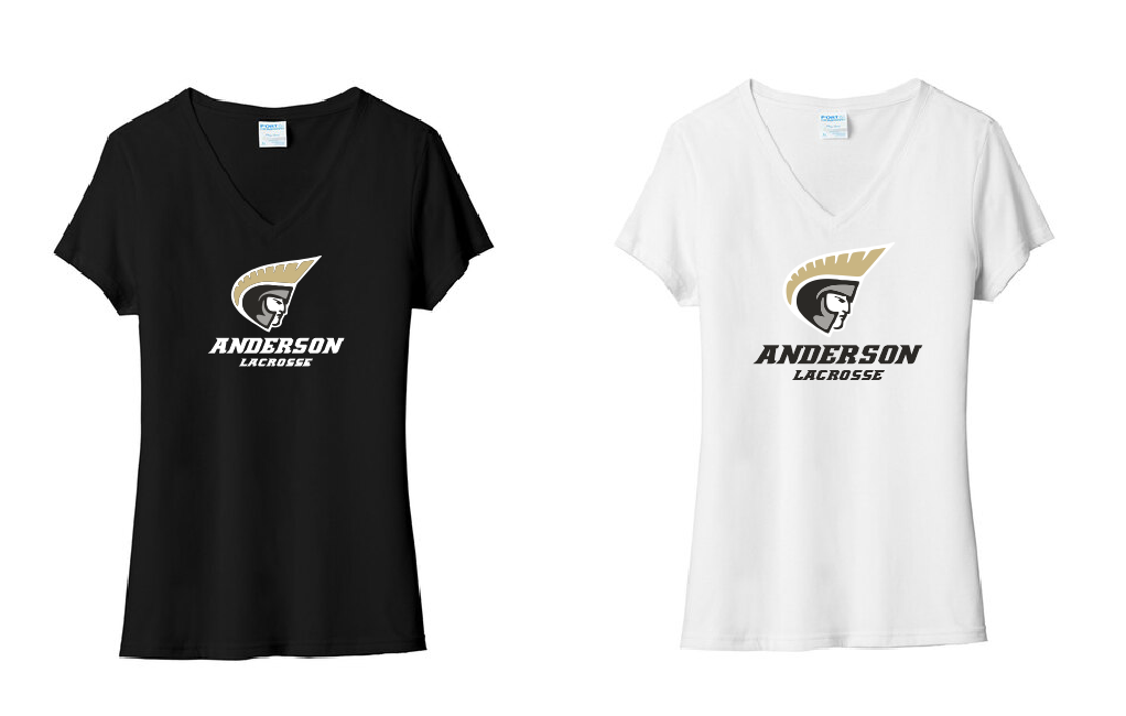 Anderson Port & Co Women's Tri-Blend V-Neck Tee - Design 2