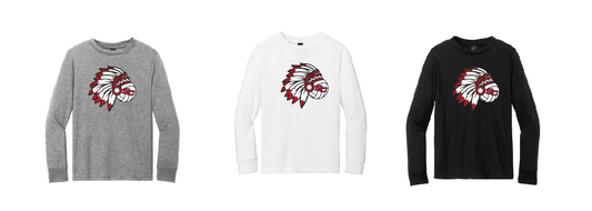 Stephens County Volleyball Long Sleeve Performance - Design 1 - YOUTH