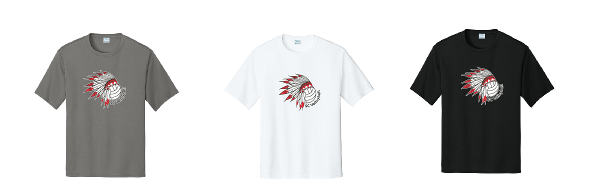 Stephens County Volleyball short sleeve drifit - Design 2 - ADULT