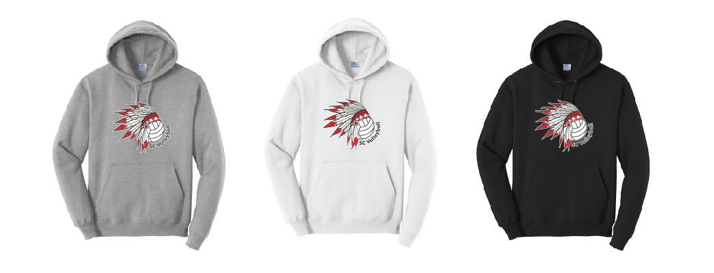 Stephens County Volleyball Hoodie Design 2 - ADULT