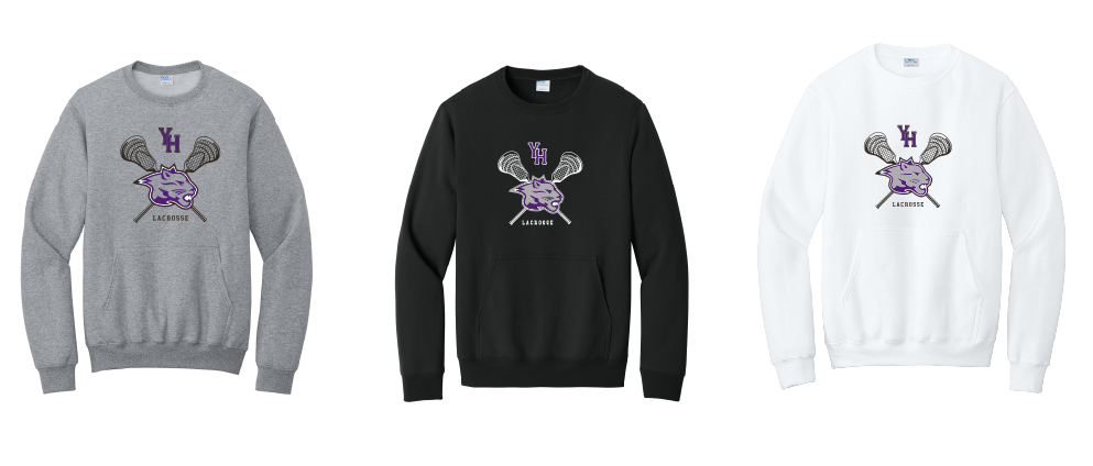 Young Harris Heavy Crew Sweatshirt with pocket / Design 1