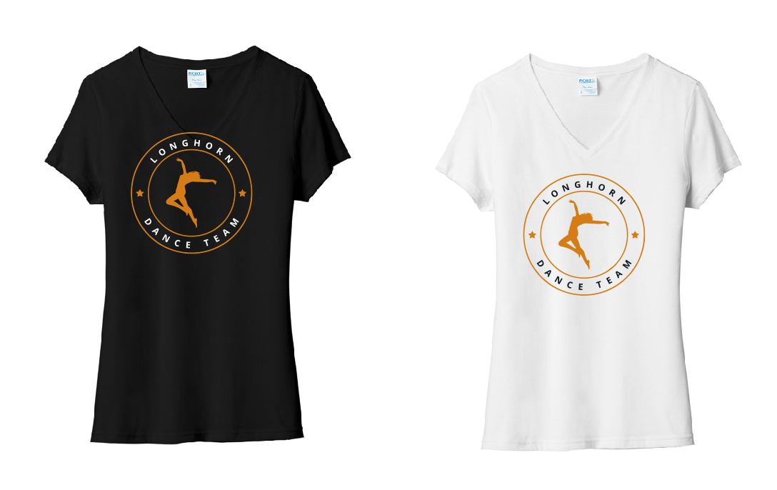 Lanier Dance 1 Port & Co Women's Tri-Blend V-Neck Tee
