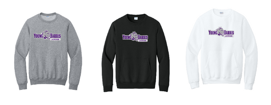 Young Harris Heavy Crew Sweatshirt with pocket / Design 2
